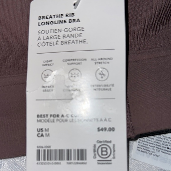 Athleta Rib Bra - Picture 4 of 5